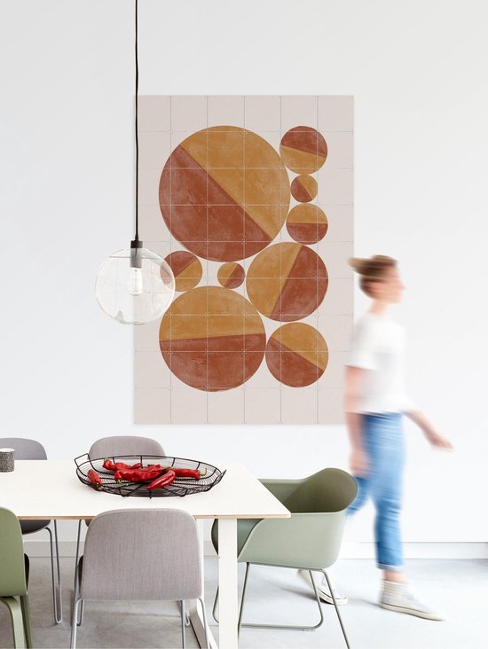 IXXI Burnt Orange Bols - Décoration murale - Abstrait - 80 x 60 cm