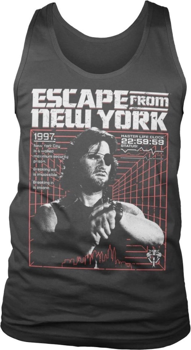 Escape From New York Tanktop -M- Escape From N.Y. 1997 Zwart