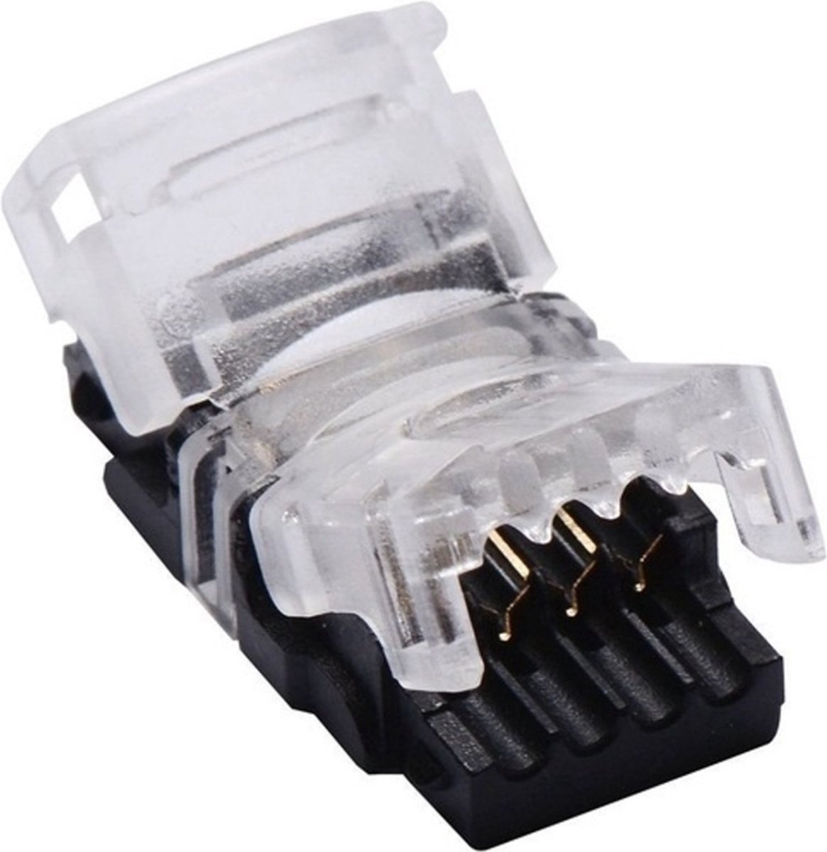 2x RGB Ledstrip naar Ledstrip Connector 10mm - 4-aderig - Waterproof