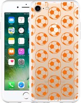 iPhone 7 Hoesje Orange Soccer Balls - Designed by Cazy