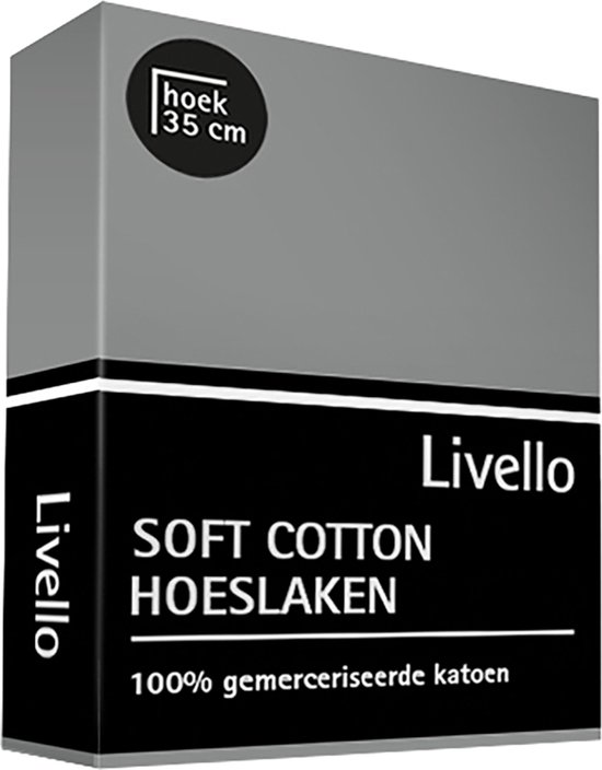 Livello Hoeslaken Soft Cotton Grey 160x200