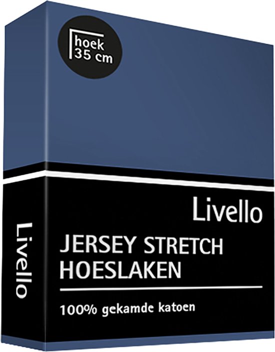Livello Hoeslaken Jersey Denim 90x220