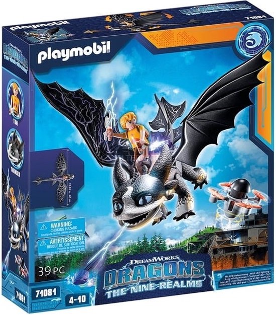 PLAYMOBIL Dragons: The Nine Realms - Thunder & Tom - 71081 | bol.com