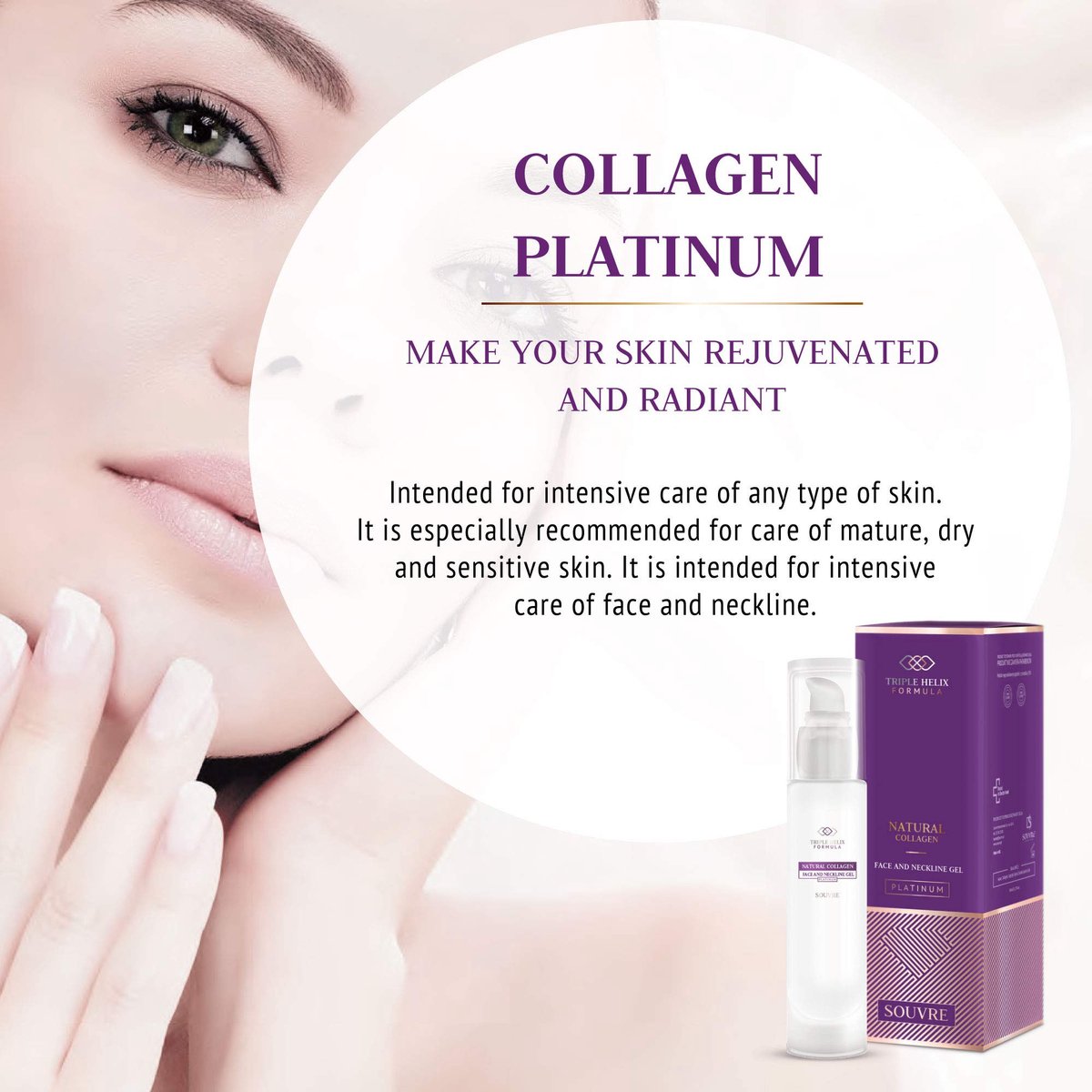 Souvre Face and Body Collagen Gel