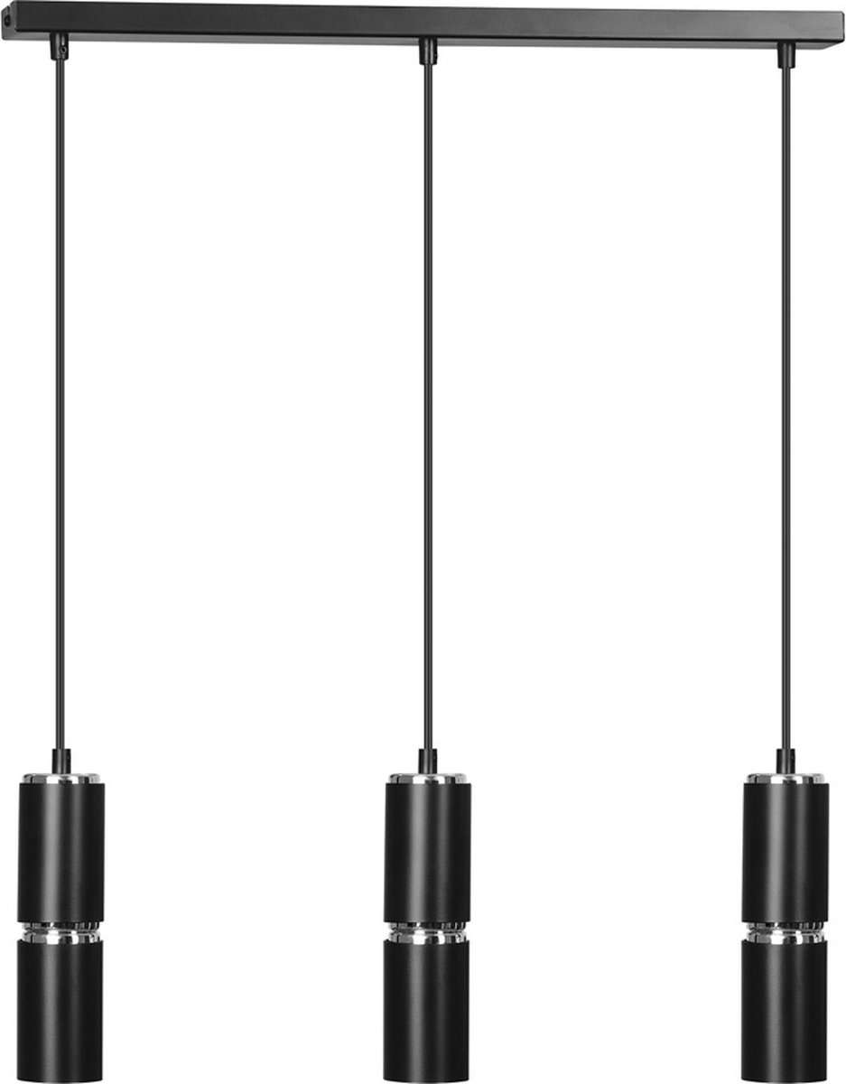 Emibig - Hanglamp Modesto 3 Zwart 60 cm