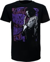 Jimi Hendrix Purple Haze Band T-Shirt Zwart - Officiële Merchandise