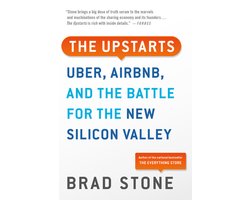 Omslag van The Upstarts Uber, Airbnb, and the Battle for the New Silicon Valley
