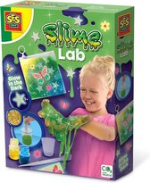 SES - Slime lab - Glow dans le noir - fabriquez votre eigen slime - facile à laver - sans danger pour les enfants