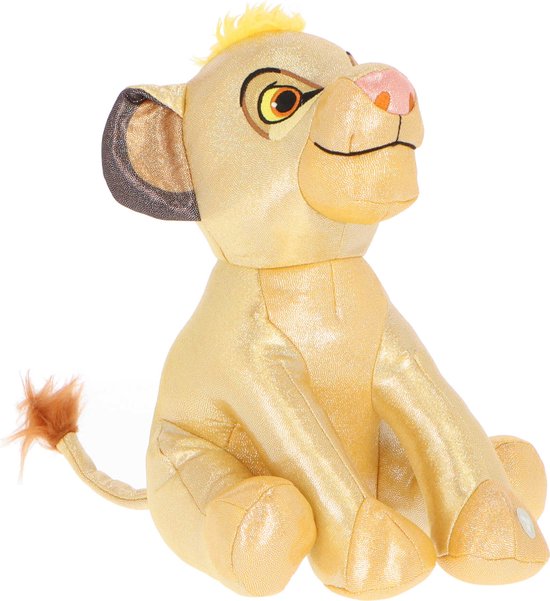 Lion King - Glitter Pluche -met Geluid - Simba- Knuffel