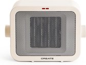 CREATE - WARM BOX - 1500 W keramische ruimteverwarming - Zelfreguleert - Gebroken wit