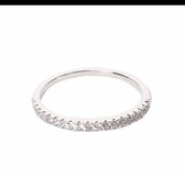 Yehwang | Zilveren Ring | Strass | Cadeau voor haar- Moederdag cadeautje - cadeau voor haar - mama