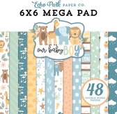 Echo Park - Our Baby Boy 6x6 Inch Cardmakers Mega Pad (OBB302031)