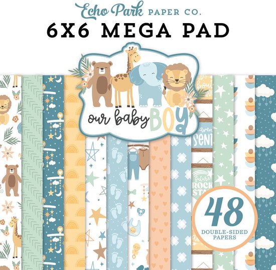 Foto: Echo park our baby boy 6x6 inch cardmakers mega pad obb302031 