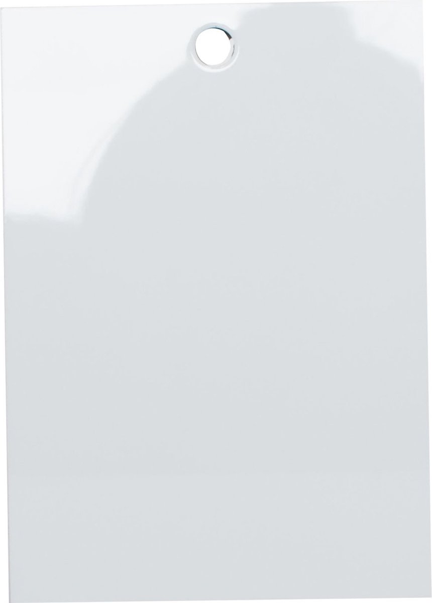 SAMPLE - PROEFMONSTER 10x15cm - Schulte Deco Design - Hoogglans - briljant wit - wanddecoratie - muurdecoratie - badkamer wandpaneel - muurbekleding