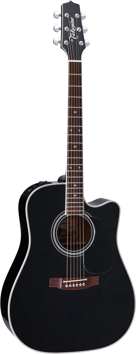 Takamine EF341SC2 Black - Akoestische gitaar
