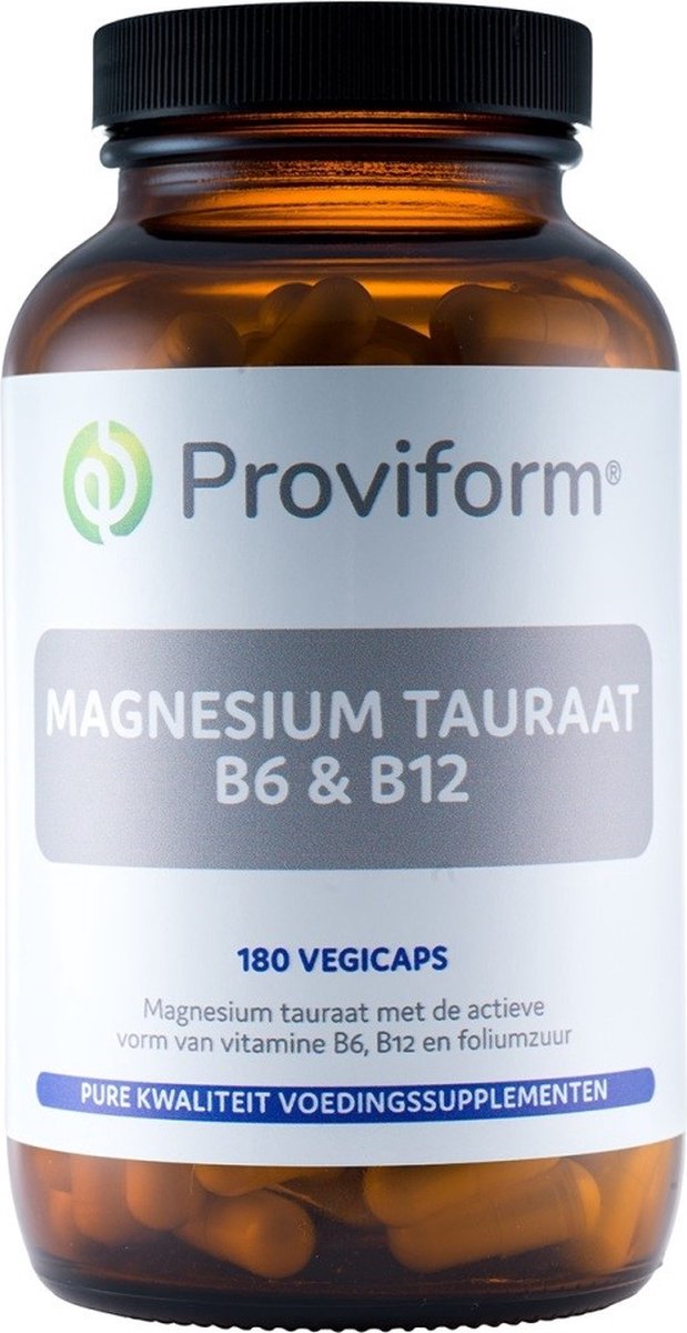 Proviform Magnesium Tauraat B6 & B12 Vegicaps