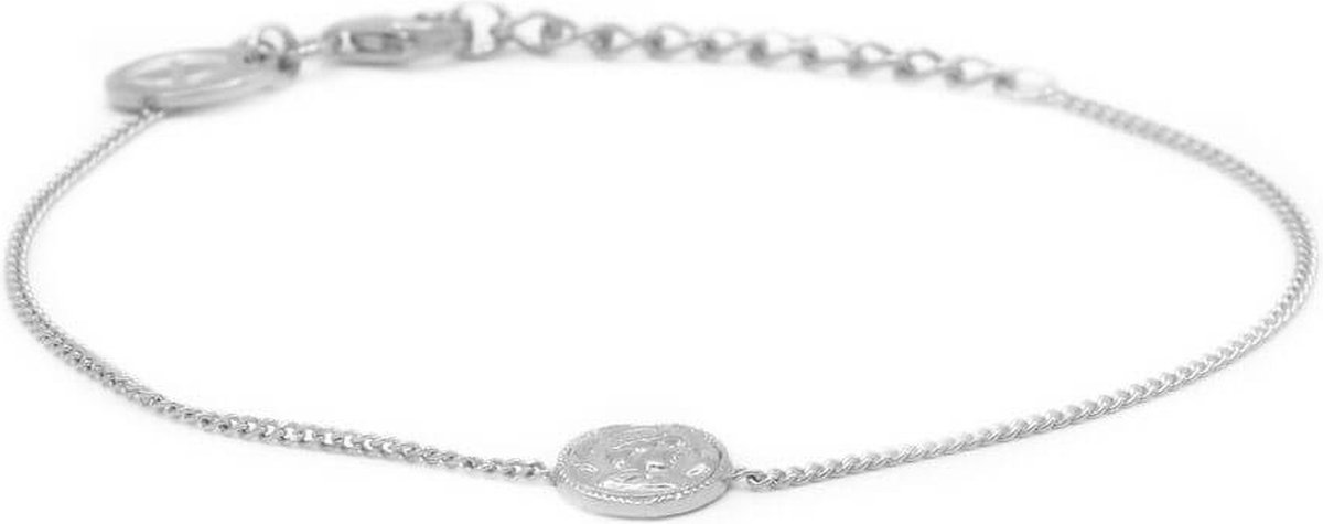 Karma Armband Coin Zilver