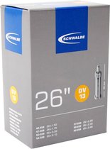 Schwalbe DV13 - Chambre à air de vélo - Valve néerlandaise - 40 mm - 40/62 - 559-26 x 1,50 / 2,50 pouces