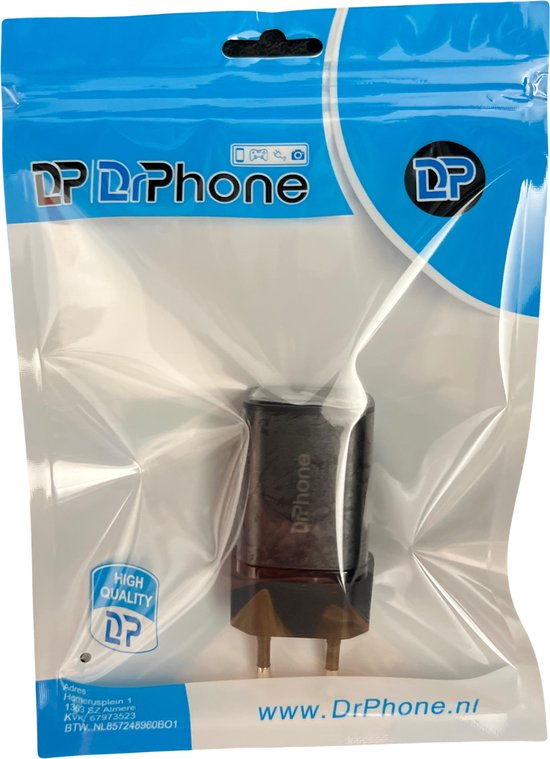 DrPhone HALO15 - 33W Safe LED - 9V 3A - Smartphone en Tablet Oplader met Voltage Meter - Veilig - PD Snel Laden - Geschikt voor Macbook / IOS iPad / iPhone / Samsung- Zwart van DrPhone — afbeelding 5