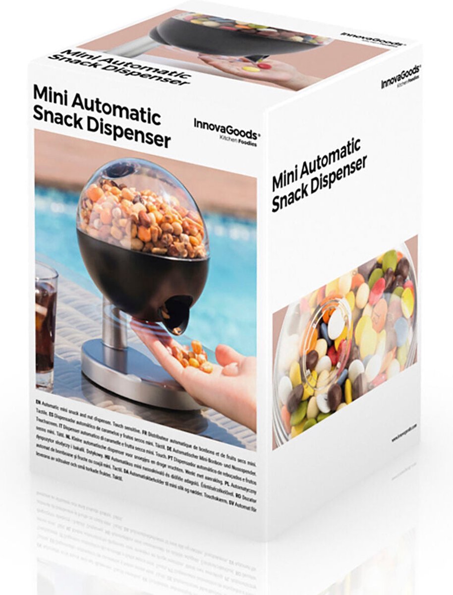 BAKAJI Dreifacher Müsli-Spender zur Wandmontage