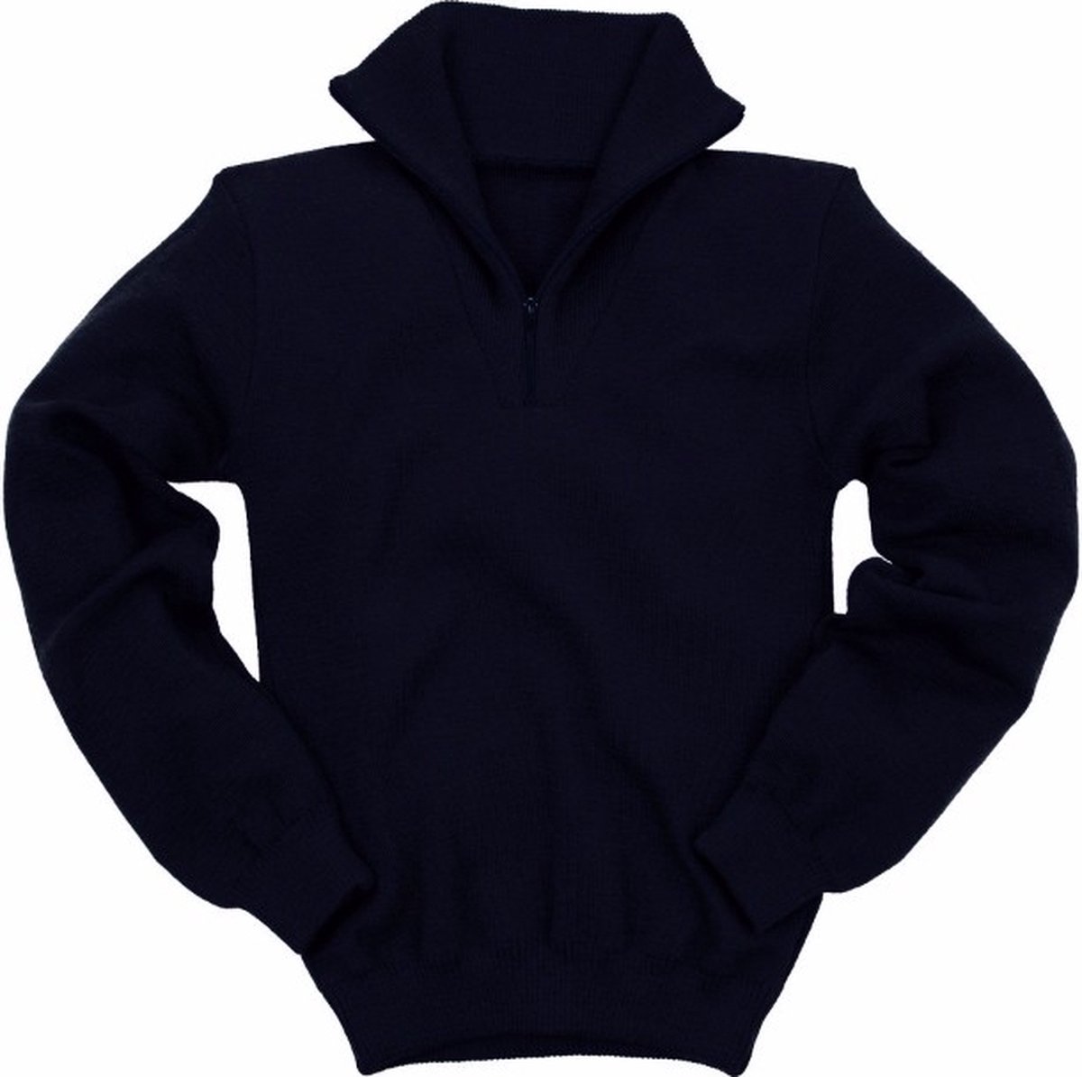Schippers Trui Fijngebreid 100% Wol Blauw