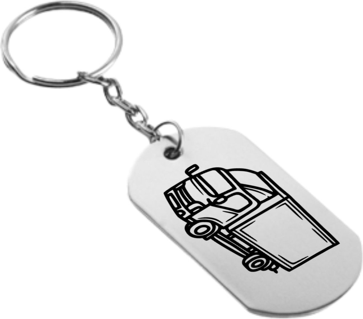Akyol - vrachtwagen Sleutelhanger - Vrachtwagen chauffeur - de echte vrachtwagenchauffeur - chauffeur - vrachtwagenchauffeur - vrachtwagen - 2.5 x 2.5 CM