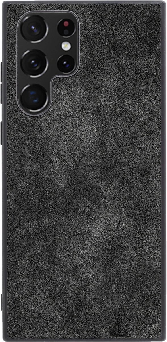 Samsung Alcantara Back Cover - Space Grey Samsung Galaxy S22 Ultra