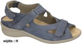 Durea -Dames - blauw - sandalen - maat 38.5