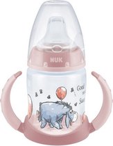 NUK First Choice 'Donkey' Biberon pour apprendre à boire 150ml - 6-18 mois Rose