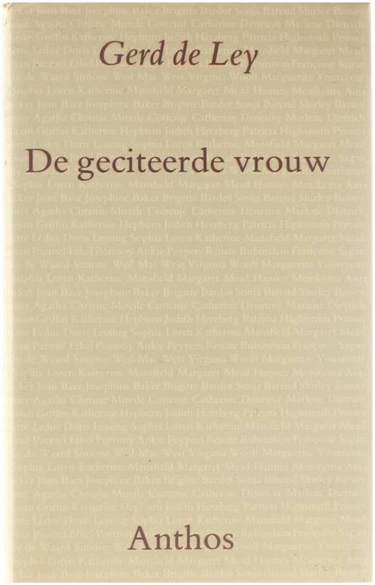 De geciteerde vrouw - Gerd de Ley