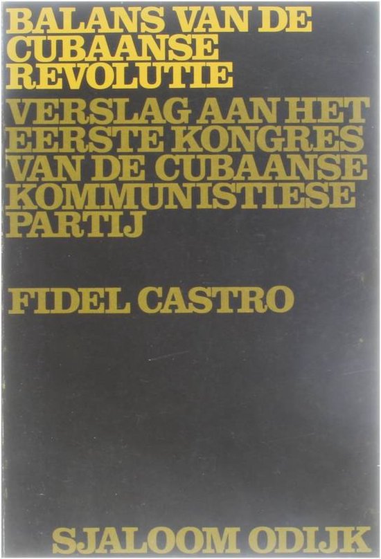 Balans van de cubaanse revolutie