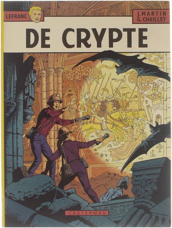 Cover van het boek 'Avonturen van lefranc / 9 de crypte' van  Martin