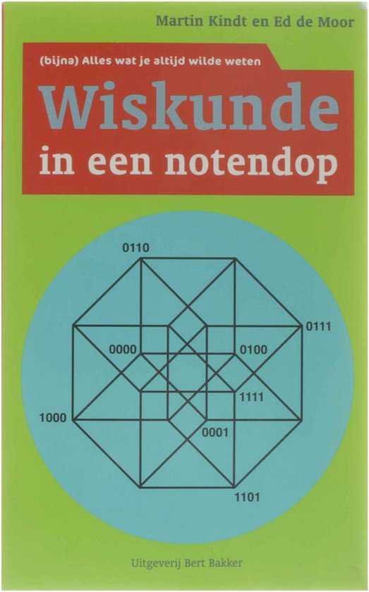 Cover van het boek 'Wiskunde in een notendop' van Martin Kindt en Ed de Moor