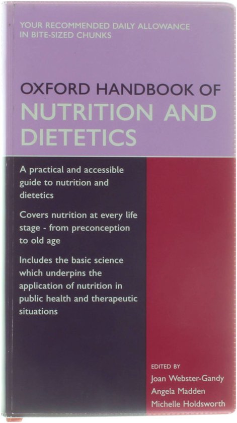 Oxford Handbook of Nutrition And Dietetics - cover