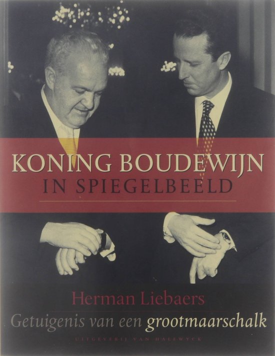Cover van het boek 'Koning Boudewijn in spiegelbeeld' van Herman Liebaers
