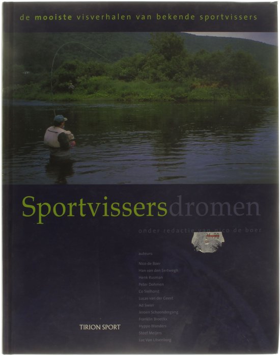 Cover van het boek 'Sportvissersdromen' van N. Boer