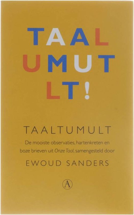 Taaltumult - cover