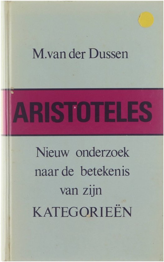 Aristoteles nieuw onderzoek enz