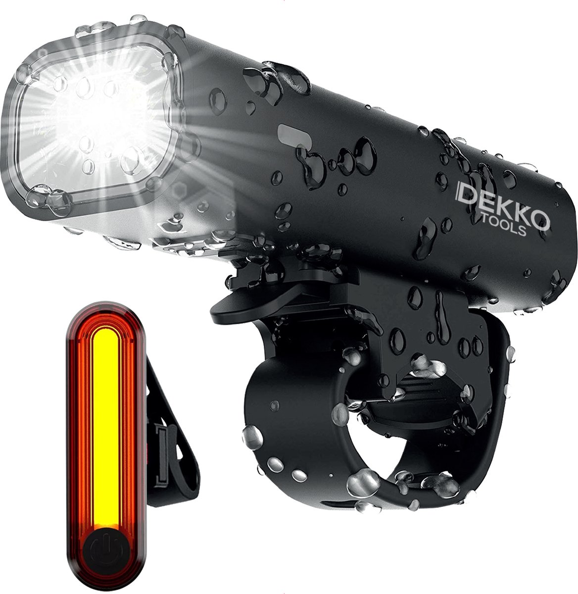 PRO LED 2022 Fietsverlichting Set - Racefiets verlichting - Voorlicht en Achterlicht - Fietsaccessoires - USB Oplaadbaar - IP65 waterdicht