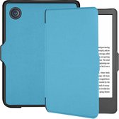 Hoesje geschikt voor Kobo Clara 2E E-reader - iMoshion Slim Hard Case Bookcase - Ook geschikt voor Tolino Shine 4 - Lichtblauw