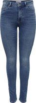 Only Jeans Onlforever High Hw Skinny Jogg Dnm 15263736 Medium Blue Denim Dames Maat - W26 X L32