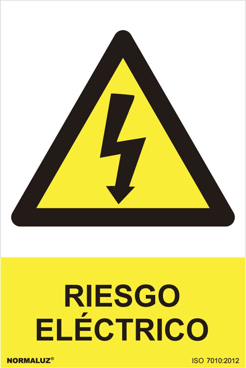 Bord Normaluz Riesgo eléctrico PVC (30 x 40 cm)