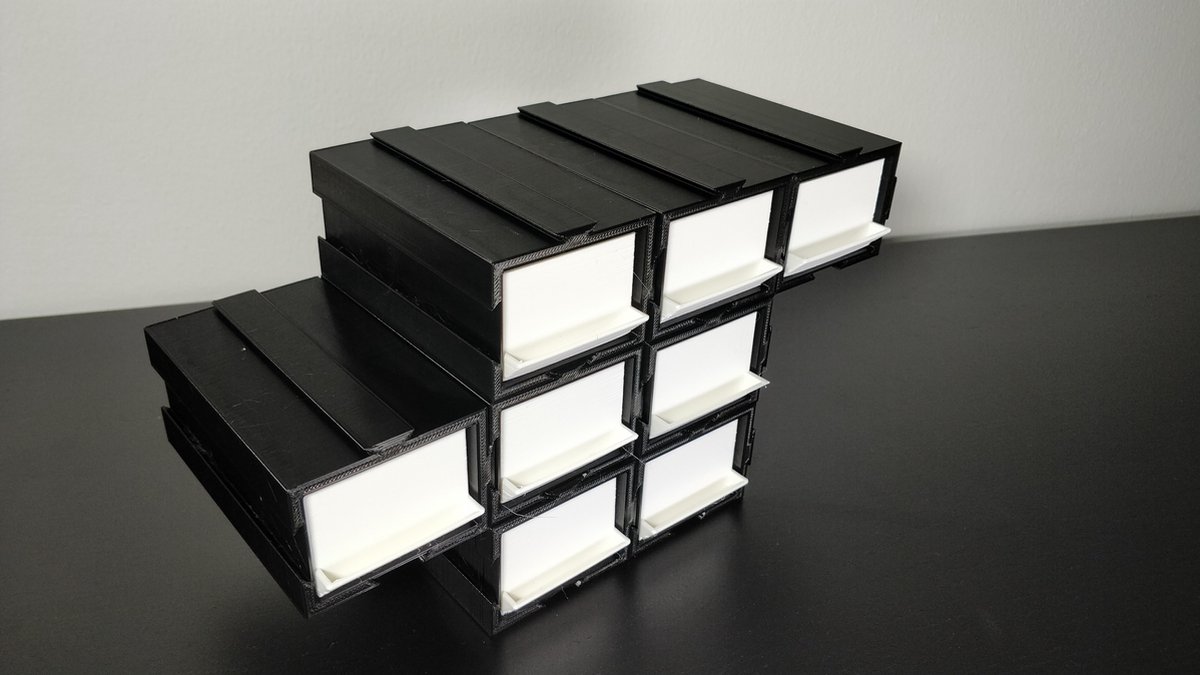 Modulair werkplaats magazijnbakken 10 CM
