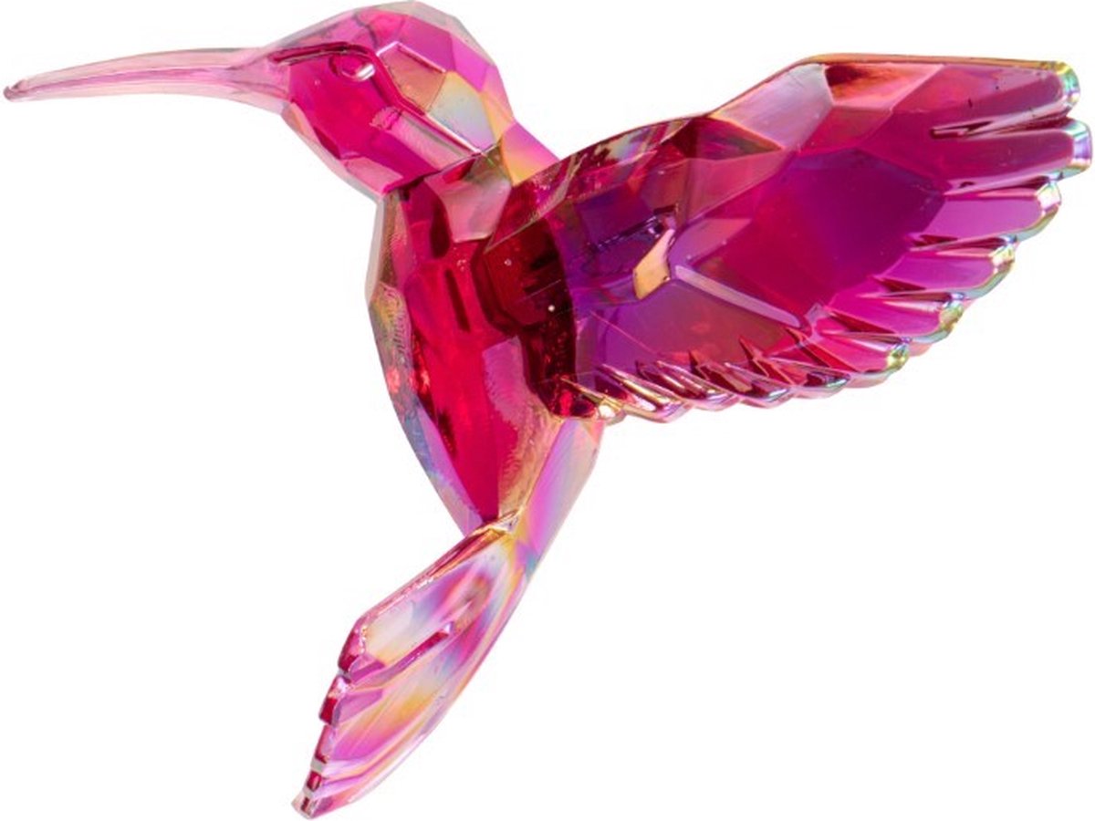 Orn.pvc kolibrie h10cm wijnroodKurt S. Adler