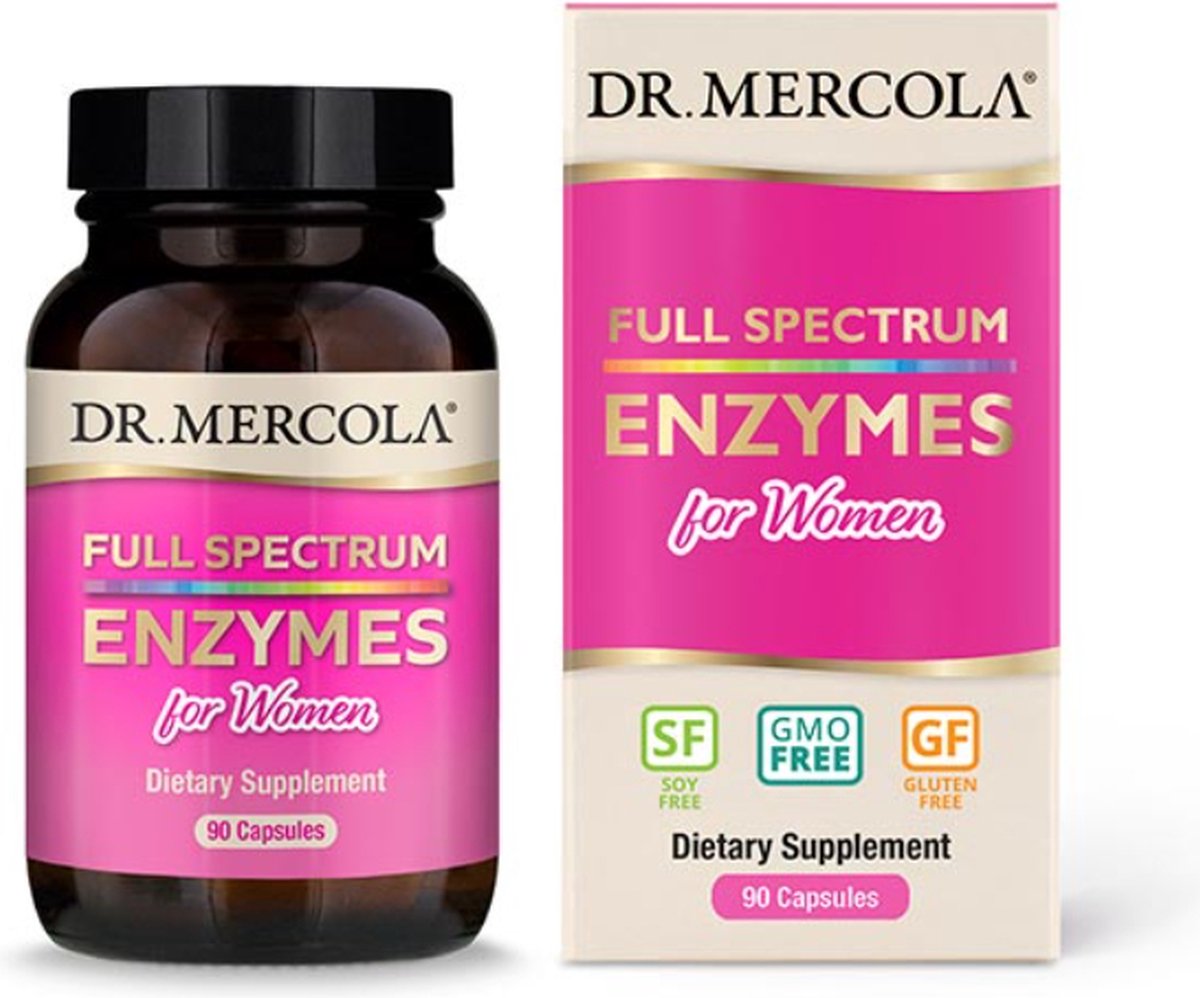 Goedkoopste Dr. Mercola - Full Spectrum Enzymes for Women - 90 capsules
