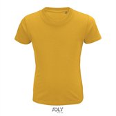SOL'S - Crusader Kinder T-shirt - Geel - 100% Biologisch Katoen - 122-128