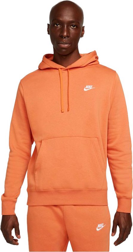 NIKE Sportswear Club Fleece Hoodie Hommes Hot Curry / Hot Curry / White - Taille L