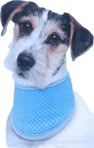 Hondenbandana - verkoelde halsband - Cool bandana - PVA - Kleur: blauw - Maat L: 47-57 cm