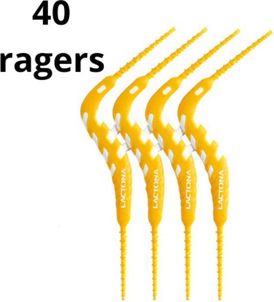 Lactona FlexPicks 2in1 XS/ S Jaune - 2 x 20 pièces - Pack économique