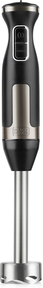 Black & Decker BXHBA1500E - blender + staafmixer - 1500 W Zwart - Roestvrijstaal RVS